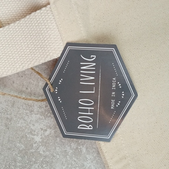 🍒 Boho Living Hello Weekend Tote Bag - Picture 4 of 5
